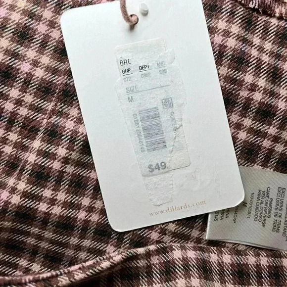 Womens NWT GB Gianni Bini Plaid Mini Skirt - M - Picture 6 of 6